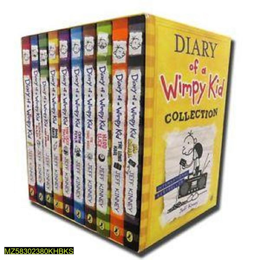 Wimpy Kid Comic Book Set 10 Pcs A5 Size