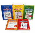 Diary of a Wimpy Kid Kids Book Set A5 Flexible Paper 5 Books