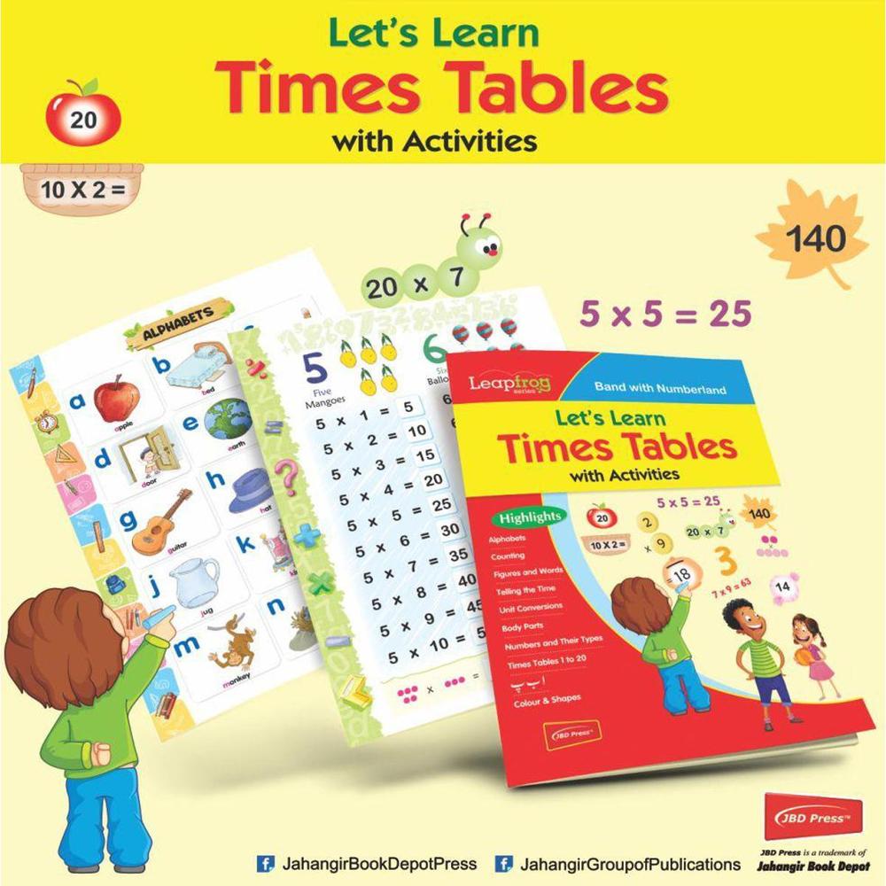 Lets Learn TIMES TABLES for Kids
