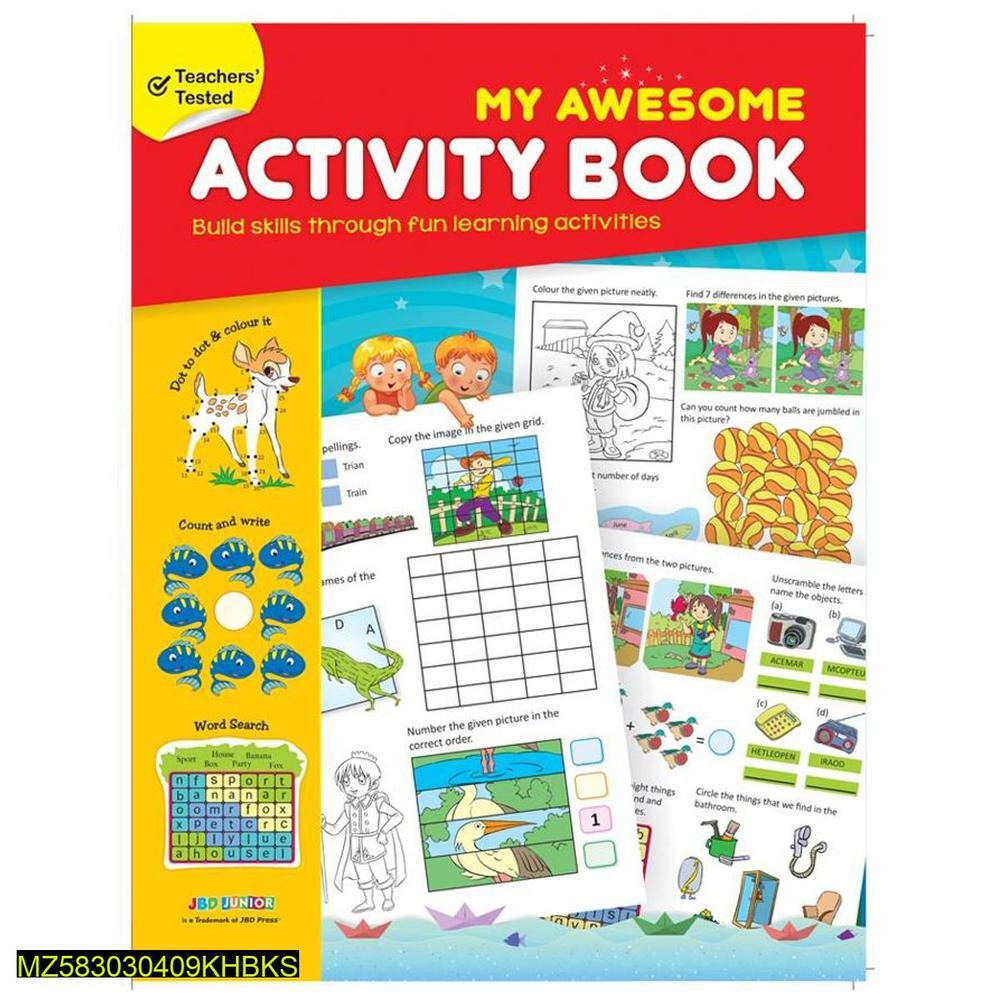 My Awesome Activity Book for Kids