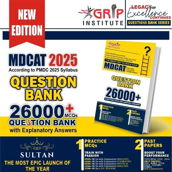 MDCAT 2025 Study Guide A5 Premium MCQs