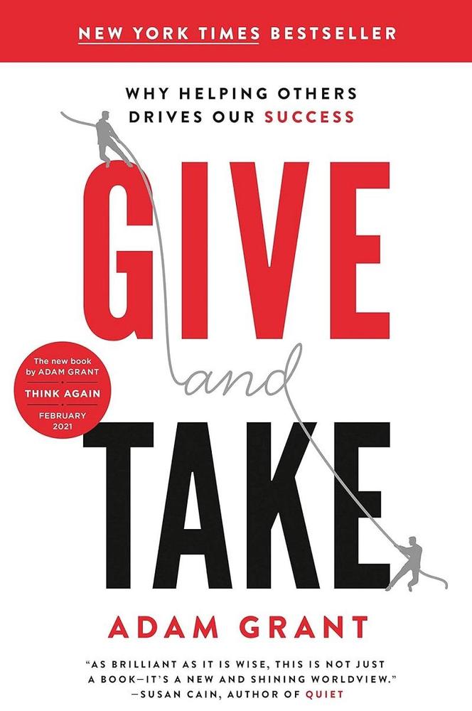 Give and Take Book Paperback A5