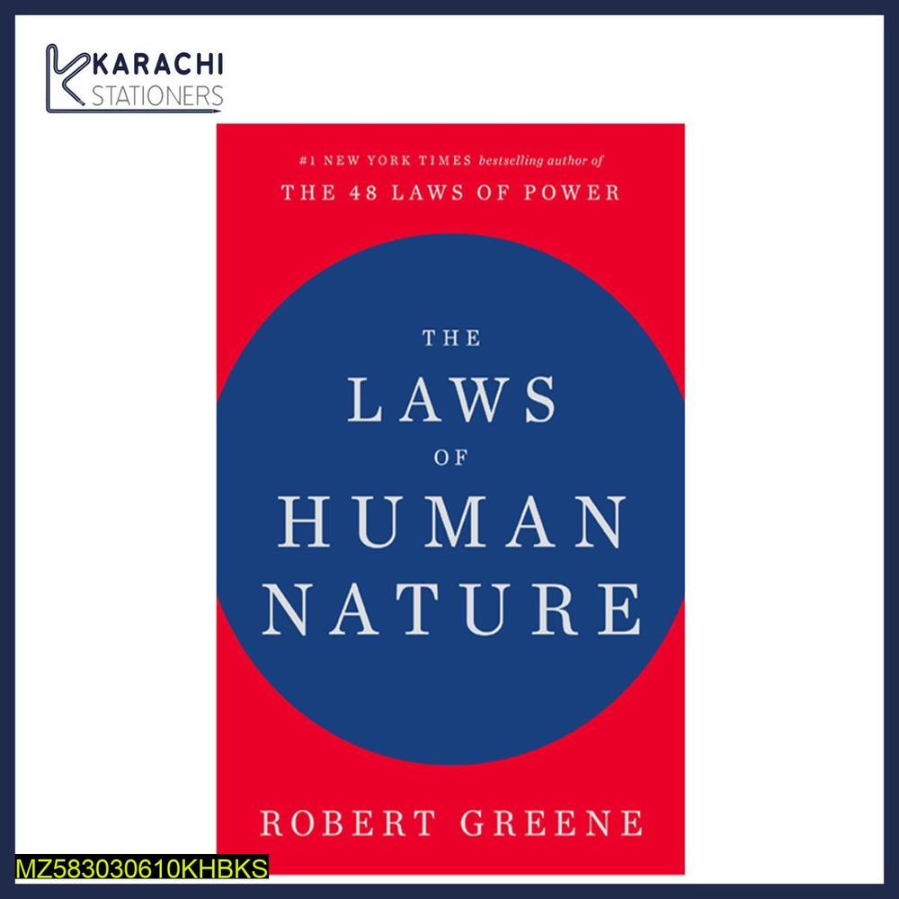 The Laws Of Human Nature Book by Robert Greene KS A5 Portable