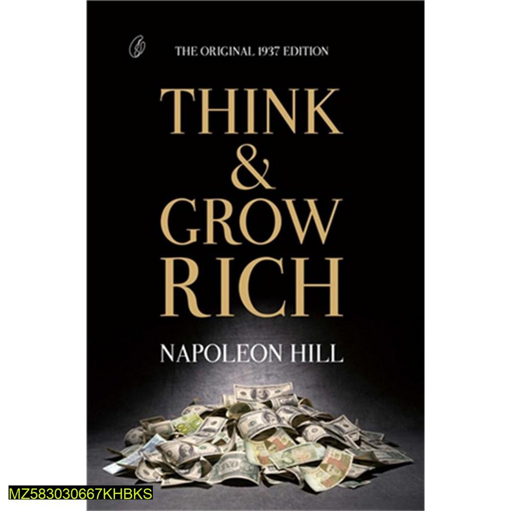 Think & Grow Rich Black A5 Book Cover