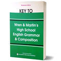Wren & Martin's High School English Grammar & Composition Key Book Multicolor A5