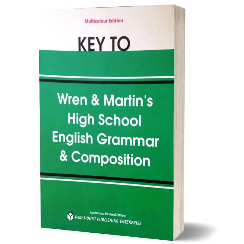 Wren & Martin's High School English Grammar & Composition Key Book Multicolor A5