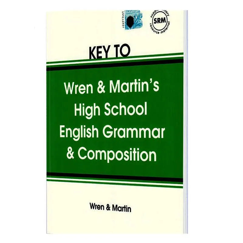 Wren & Martin's High School English Grammar & Composition Key Book Multicolor A5