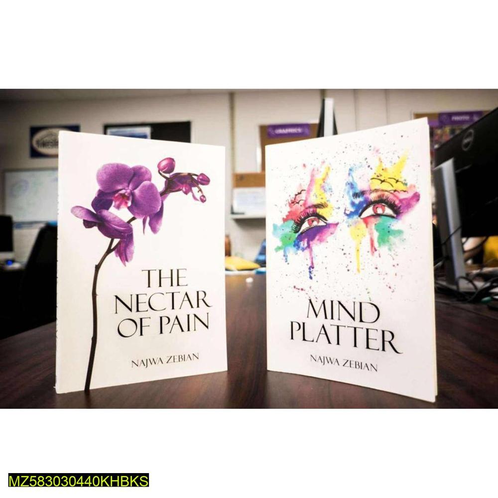 Mind Platter & Nectar of Pain Poetry Books A5 Size