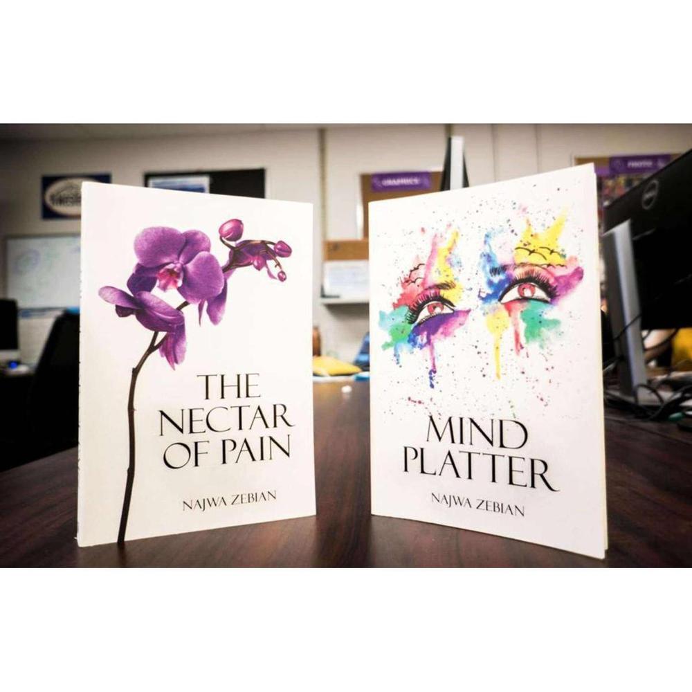 Mind Platter & Nectar of Pain Poetry Books A5 Size