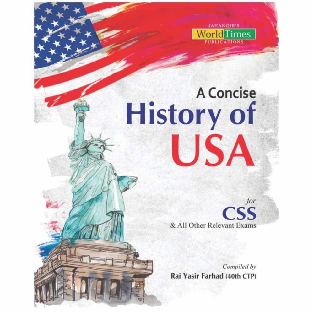 USA History Book for CSS Exam Students Pakistan