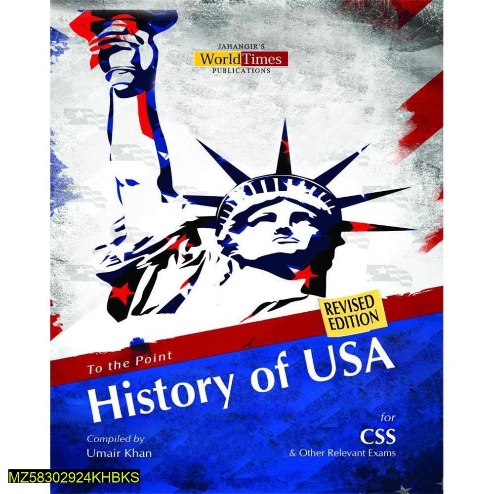 Revised History of USA A5 Study Book for CSS Exam