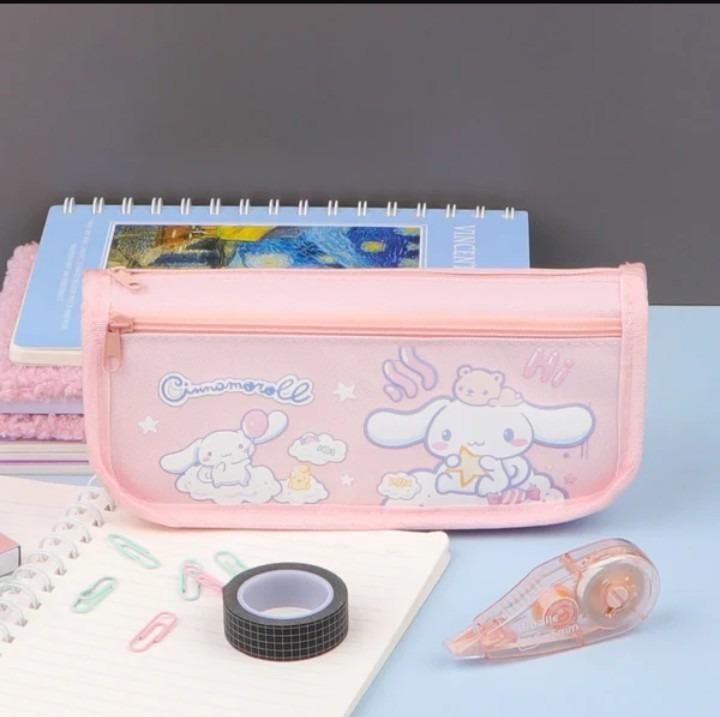 Lilac Bear Pencil Pouch for Students & Office Use