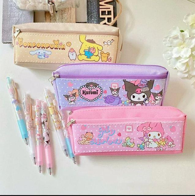 Sanrio Character Pencil Pouch for Students Office Use