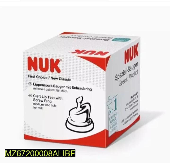 NUK Classic Feeder Nipple Spill-Free Cap 2 Pcs
