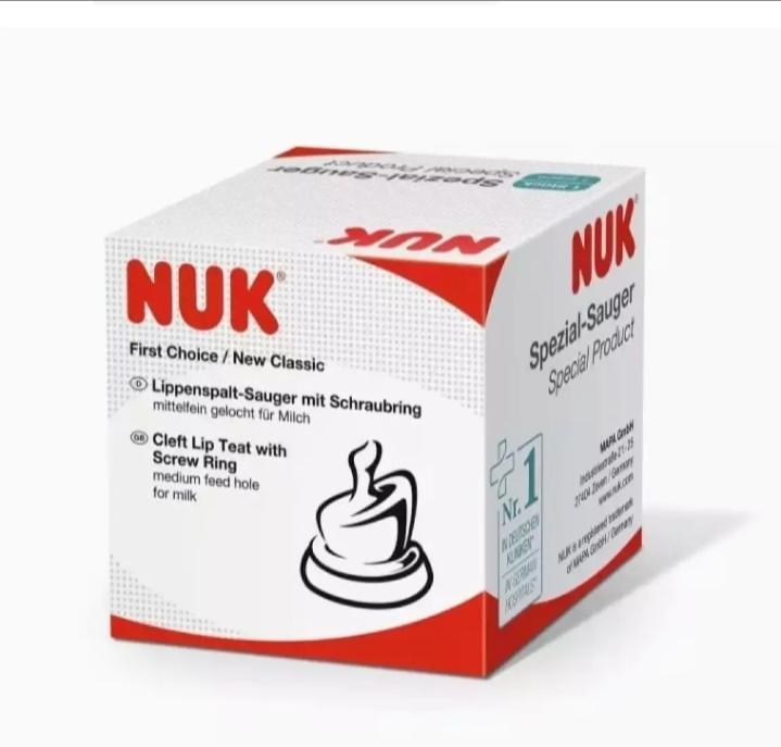 NUK Classic Feeder Nipple Spill-Free Cap 2 Pcs
