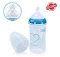 Newborn Feeder with Anti-Colic Air System Blue Clear Plastic