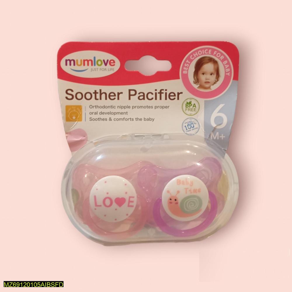 BPA-Free Pacifier for Baby 6M+ with Orthodontic Nipple