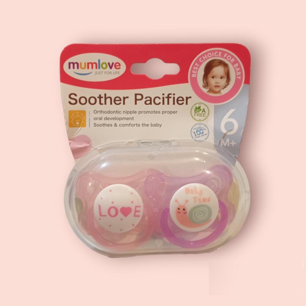 BPA-Free Pacifier for Baby 6M+ with Orthodontic Nipple