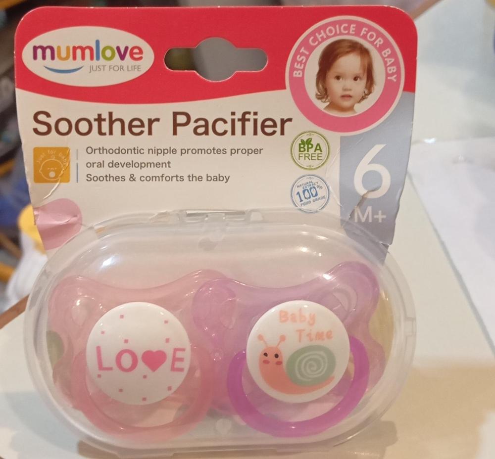 BPA-Free Pacifier for Baby 6M+ with Orthodontic Nipple