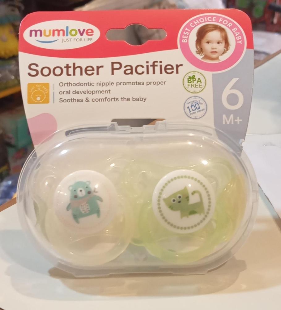BPA-Free Pacifier for Baby 6M+ with Orthodontic Nipple
