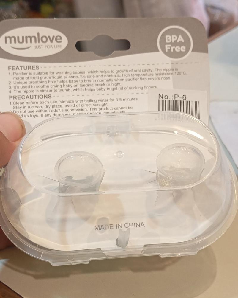 BPA-Free Pacifier for Baby 6M+ with Orthodontic Nipple