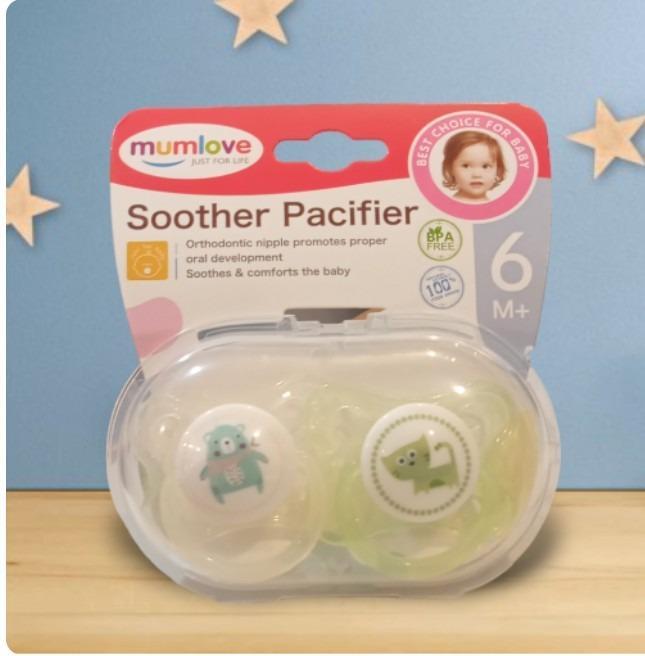 BPA-Free Pacifier for Baby 6M+ with Orthodontic Nipple