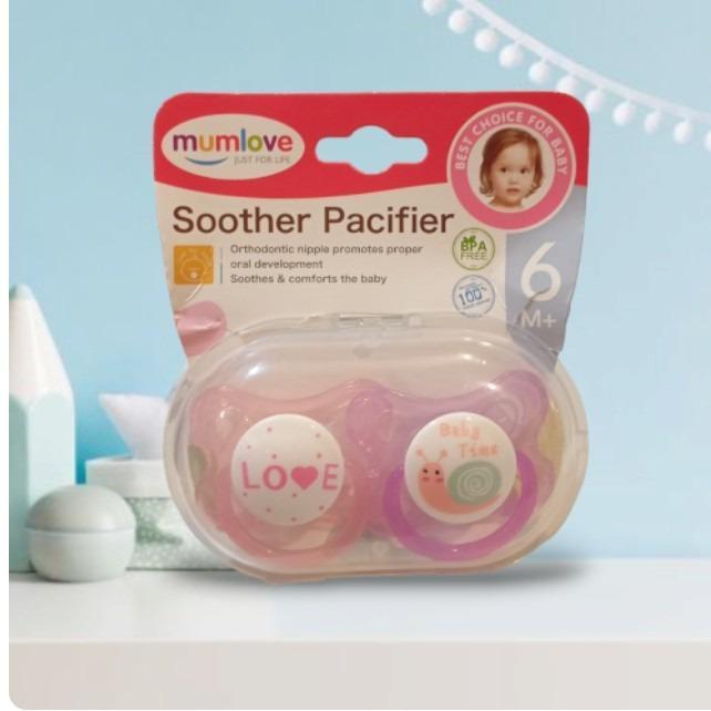 BPA-Free Pacifier for Baby 6M+ with Orthodontic Nipple