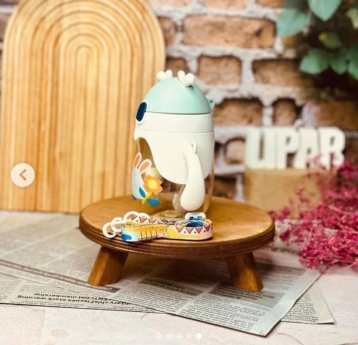Kids Water Sipper Cartoon Plastic Leak Proof