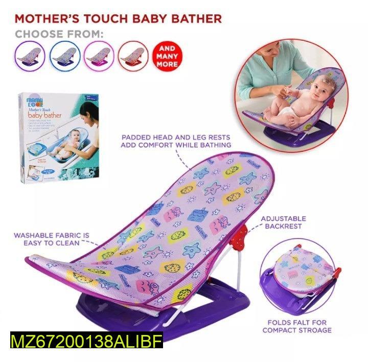 Adjustable Baby Bath Mat with Fold & Storage