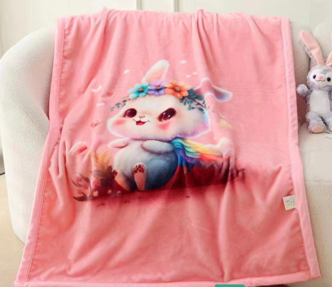Baby Printed Flannel Blanket Soft Cozy Winter Gift