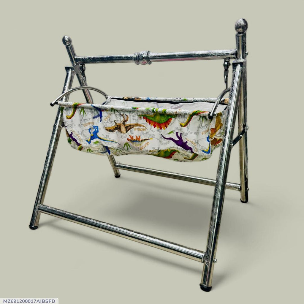 Baby Swing Metal Frame Dinosaur Theme Safe