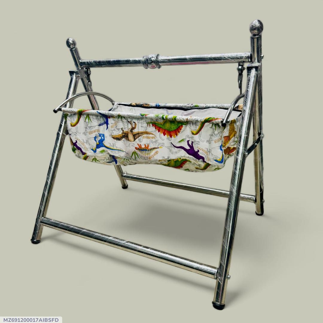 Baby Swing Metal Frame Dinosaur Theme Safe