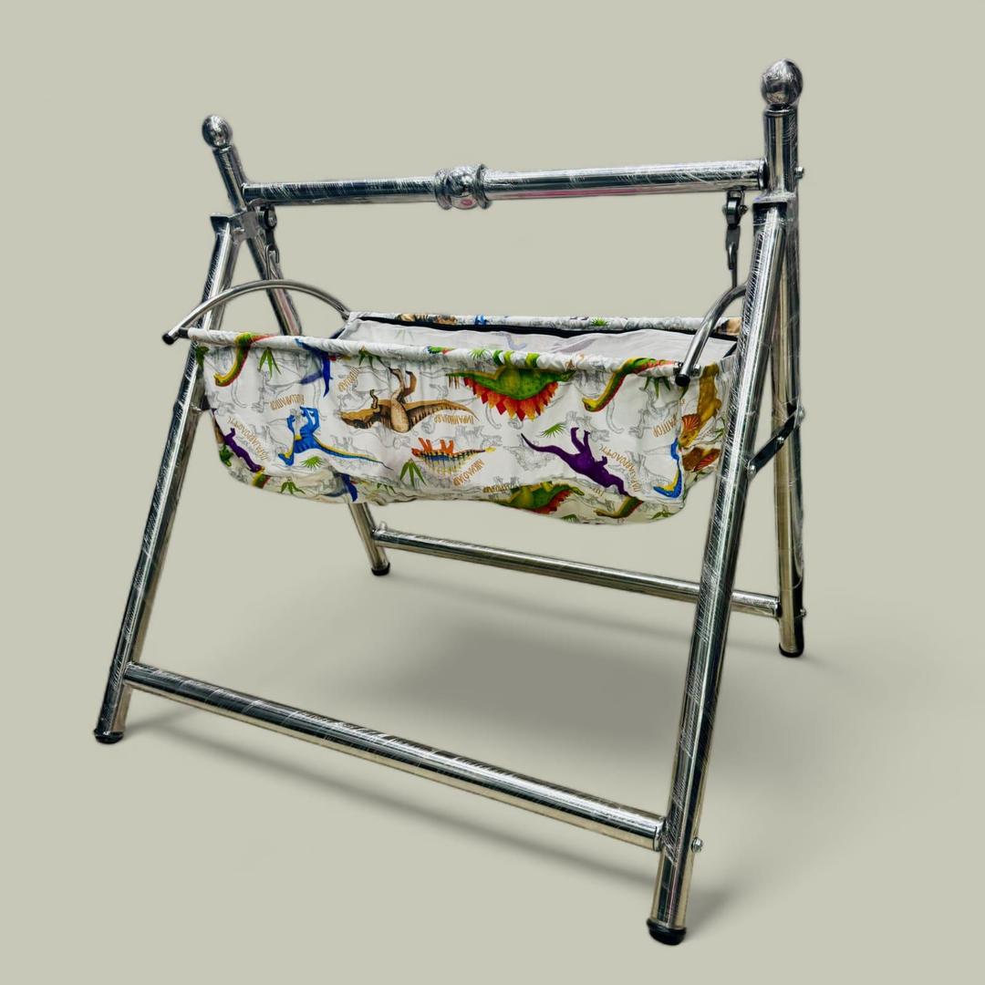 Baby Swing Metal Frame Dinosaur Theme Safe