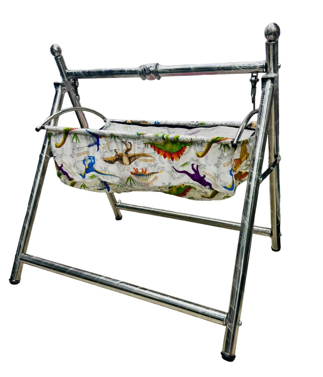 Baby Swing Metal Frame Dinosaur Theme Safe