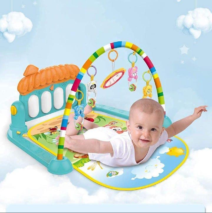 Double Sided Multicolor Play Mat for Kids Indoor Outdoor