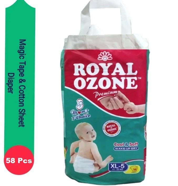 Royal Ozone Magic Tape Diapers XL-5 58 Pcs