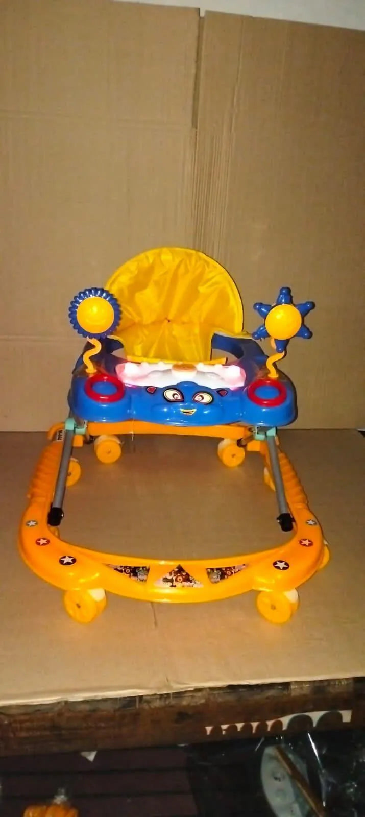 Kids Learning Walker with Hanging Toys & Music