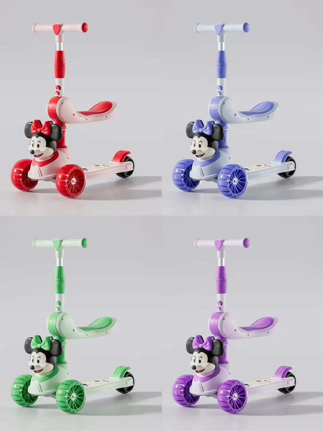 Multicolor Scooty for Kids - 1 Pc Fun Ride