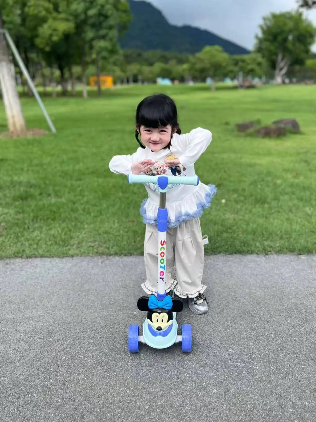 Multicolor Scooty for Kids - 1 Pc Fun Ride