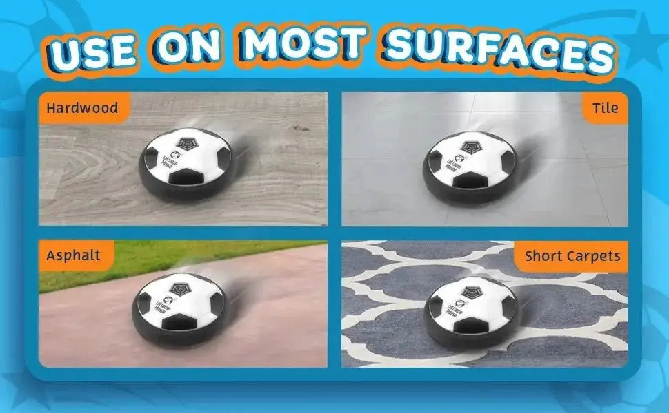 Smooth Indoor Play Hover Ball Toy For Kids  Play Football Indoors Without Any Damage