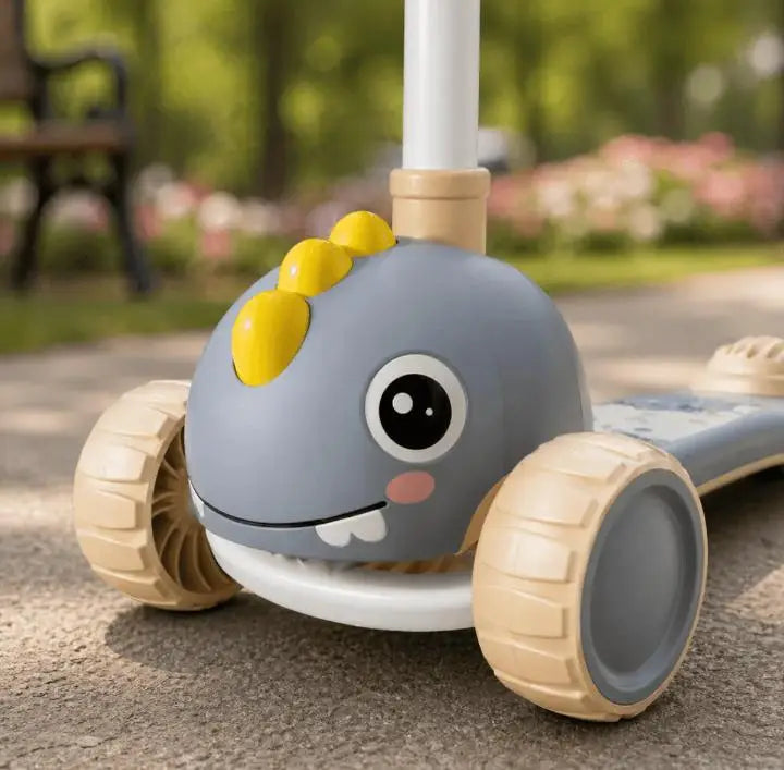 Dinosaur Adventurer: Premium 3-Wheel Children’s Kick Scooter