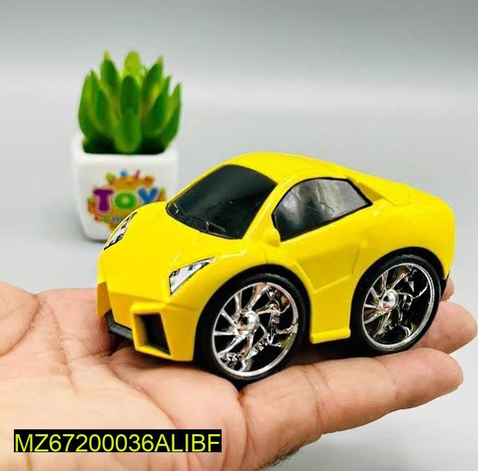 Yellow 1:36 Scale ABS Toy Car for Kids 3+
