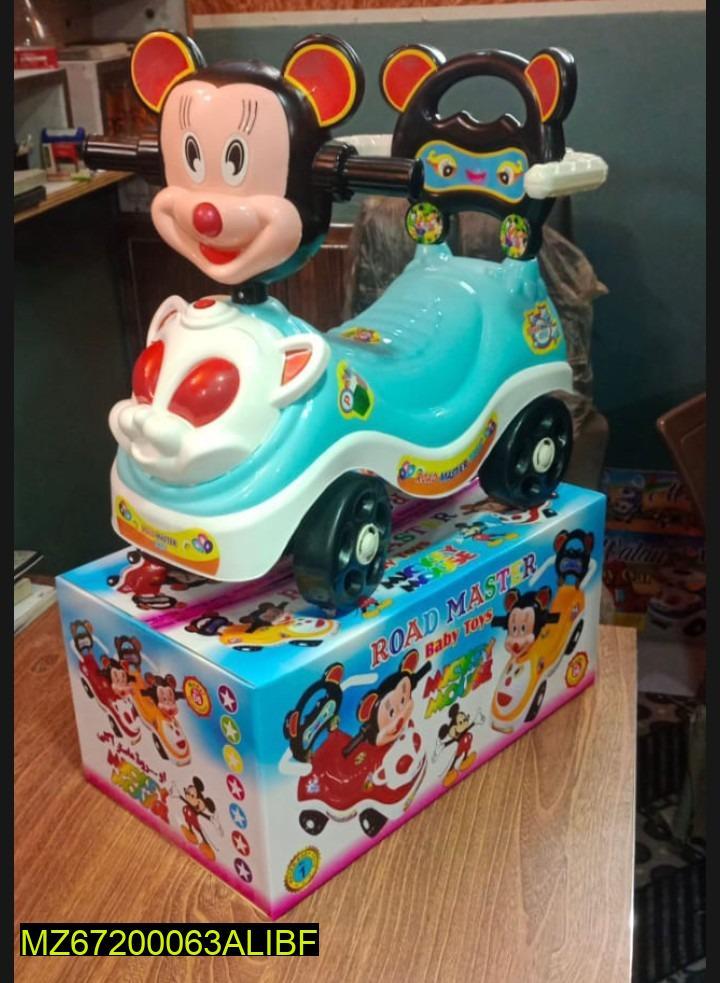 Mickey Mouse Riding Car ABS Plastic Toy for Kids