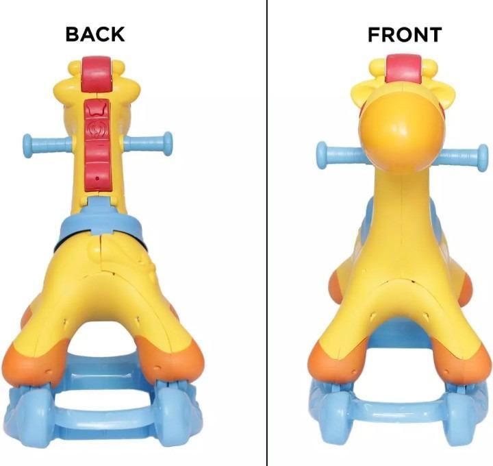 Giraffe Toy Rocking & Ride-On Yellow