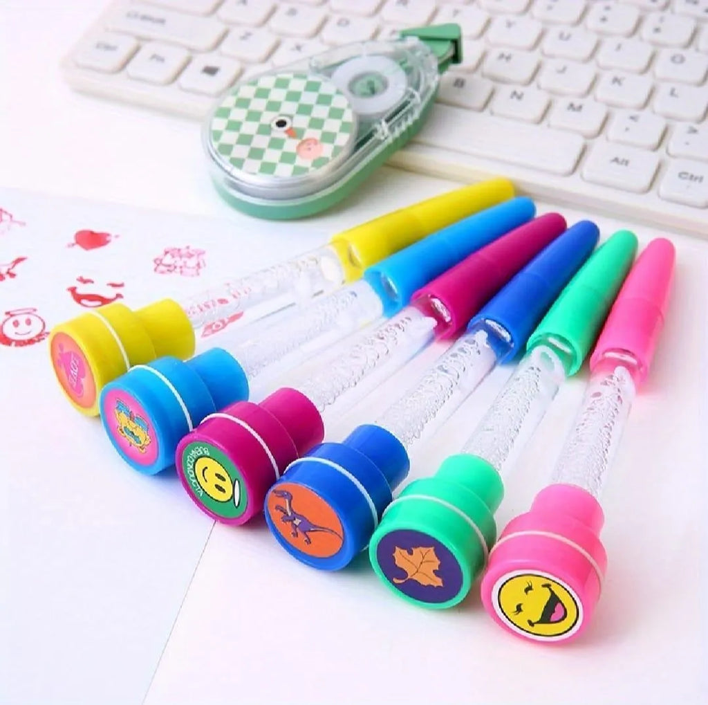 Multicolor Bubble Stamp Pens for Kids & Teens