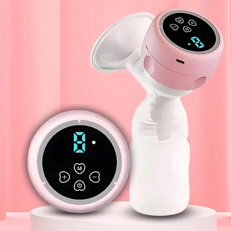 Pink Digital Breast Pump Set for New Mothers