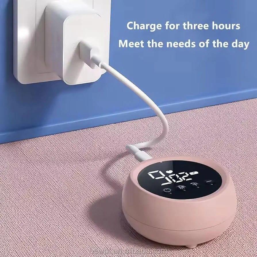Pink Digital Breast Pump Set for New Mothers