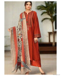 Ayat 3 Pcs Women's Stitched Linen Embroidered Suit