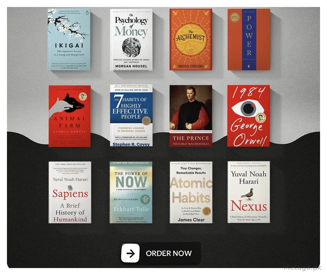 Bestseller Premium Book Set – Self-Help (12 Books)