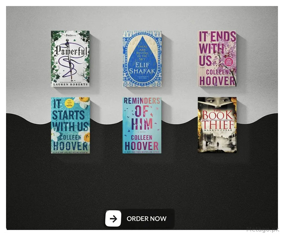 Bestselling Fiction & Romance Book Set (Premium Quality)